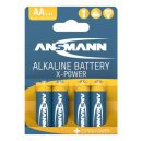 Ansmann Alkaline AA batterij X-Power set 4 stuks