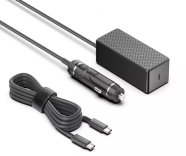 140W USB-C autolader zwart met losse USB-C kabel