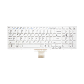 Keyboard voor Sony VPC-EB QWERTY US Wit