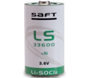 LiSOCl2 Lithium Thionyl Chloride LS33600 (Type-D) Batterij 3.6v 17000mAh