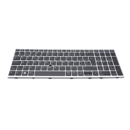 Replacement HP Elitebook 850 G5 Toetsenbord BE AZERTY met zilver frame