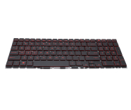 Replacement keyboard voor HP Omen 15-DC Serie QWERTY US Zwart rood, Backlit