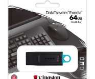 Supersnelle USB Stick 64GB Kingston DataTraveler Exodia USB 3.2